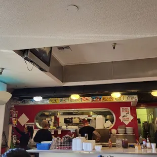 customers at the counter