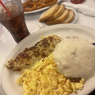 Country Fried Steak &amp; Eggs