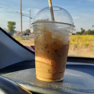 Rip off iced coffee the emphasis on ice
