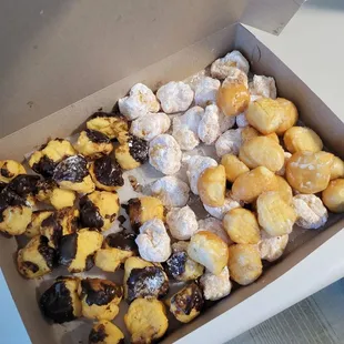 Cream puffs and donut holes