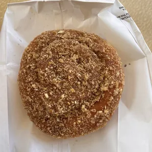 Sugar cinnamon roll, yum!