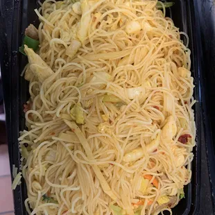 Singapore rice noodle
