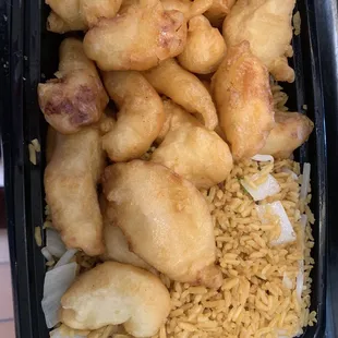 Sweet and sour chicken