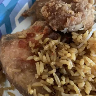 chicken wings and fried chicken, food