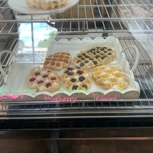 croffles selection available at my visit