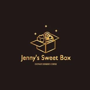 the logo for jenny's sweet box