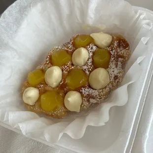 Lemon/Cream Cheese Croffle