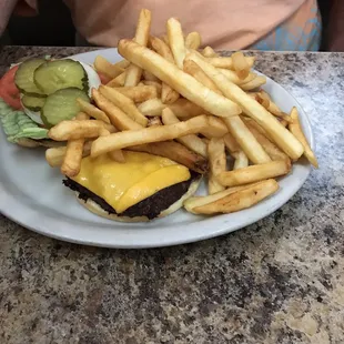 $9.99 cheeseburger ad fries