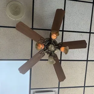 a ceiling fan