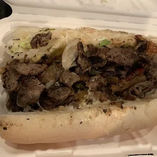 Regular cheesesteak