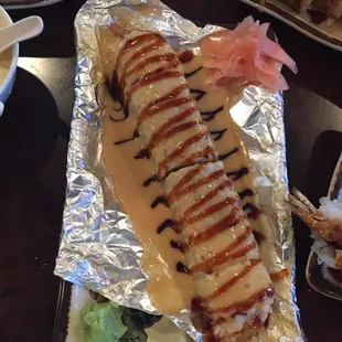 This is the Tokyo roll and I did not like it. The spicy mayo just did not taste right to me at all.