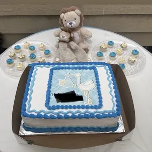 Homemade cake and 2 dozen cupcakes from Jen's Bakery