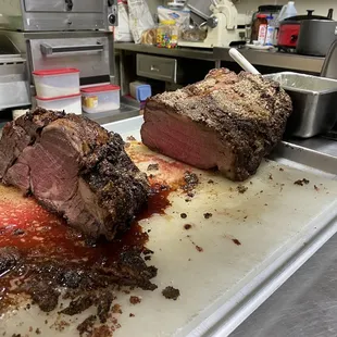 Prime Rib or New York Strip on Saturday's