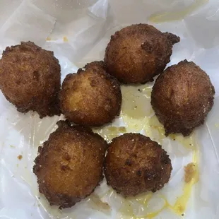 Overcooked hush puppies