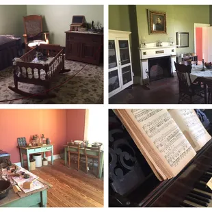 Touring the rooms inside of the oldest non-Adobe house in the county. Built in 1870.