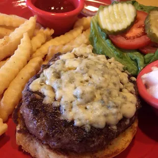 Bleu burger. Forgot about it already. 5