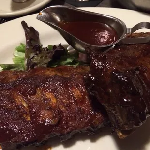 Slab of ribs. Best I've had in a while, great fat to meat ratio and BBQ sauce not heavy. 10