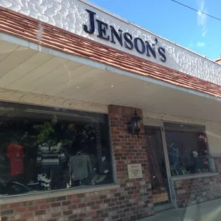 The back parking lot