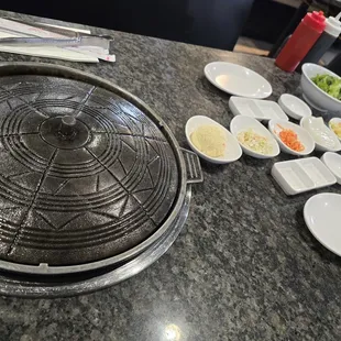 sushi and sashimi, interior