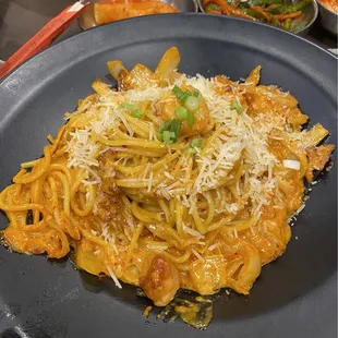 Kimchi pasta