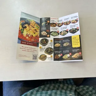 The menu
