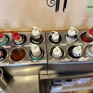 More sauces and condiments