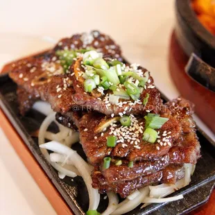 LA style grilled beef ribs