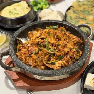 Squid Stone Pot Bibimbap