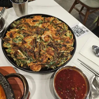 Chive Shrimp Pancake