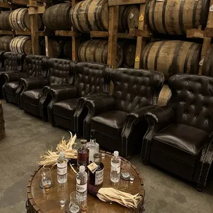 Seating in Rickhouse