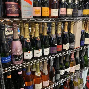 Lots of champagne