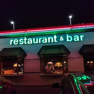 View from front parking lot