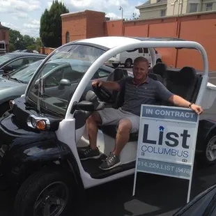 On my way to update my sign for a listing I put in Contract