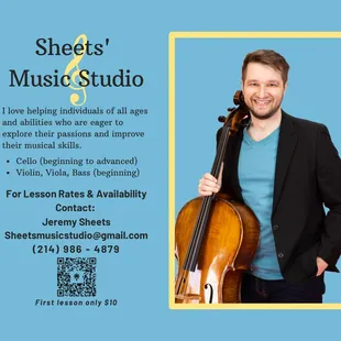 I also offer private lessons over zoom.