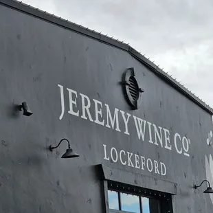 the exterior of the winery