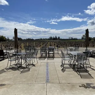 Great outdoor patio area