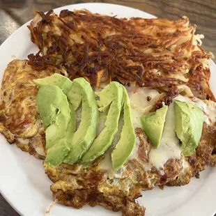 Avocado omelette