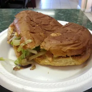 Torta--chicken lettuce, cheese..