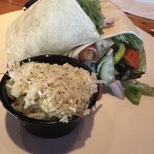 Veggie wrap, so-so