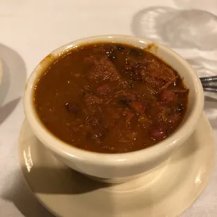 Prime rib chili