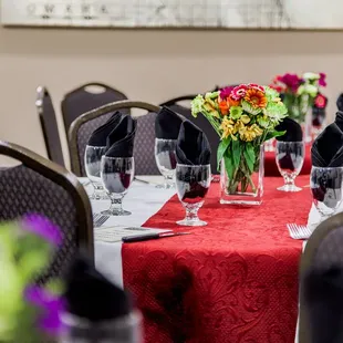 We have 2 private dining rooms for parties, meetings or intimate dinners