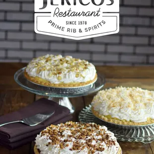 Cream pies made in house daily