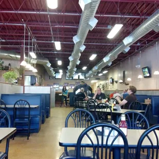 the interior of a restaurant