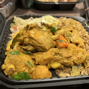Curry Chicken was really fire.