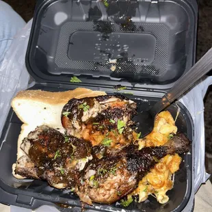 a meal in a plastic container