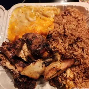 All rice, this is supposedly a family whole chicken WTH
