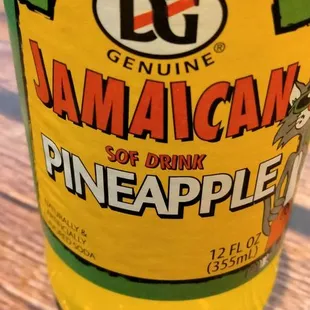 a jar of jamaican pineapple