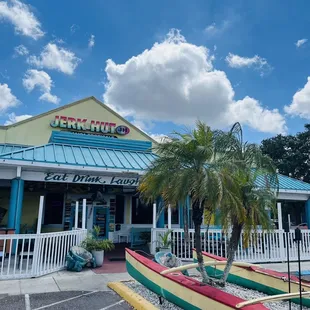 the front of the restaurant