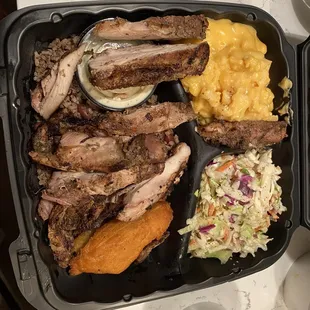 smoked jerk pork combo