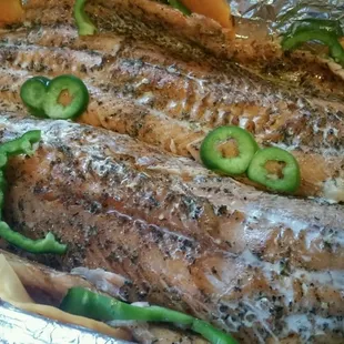 Grilled wild salmon #foodgasm